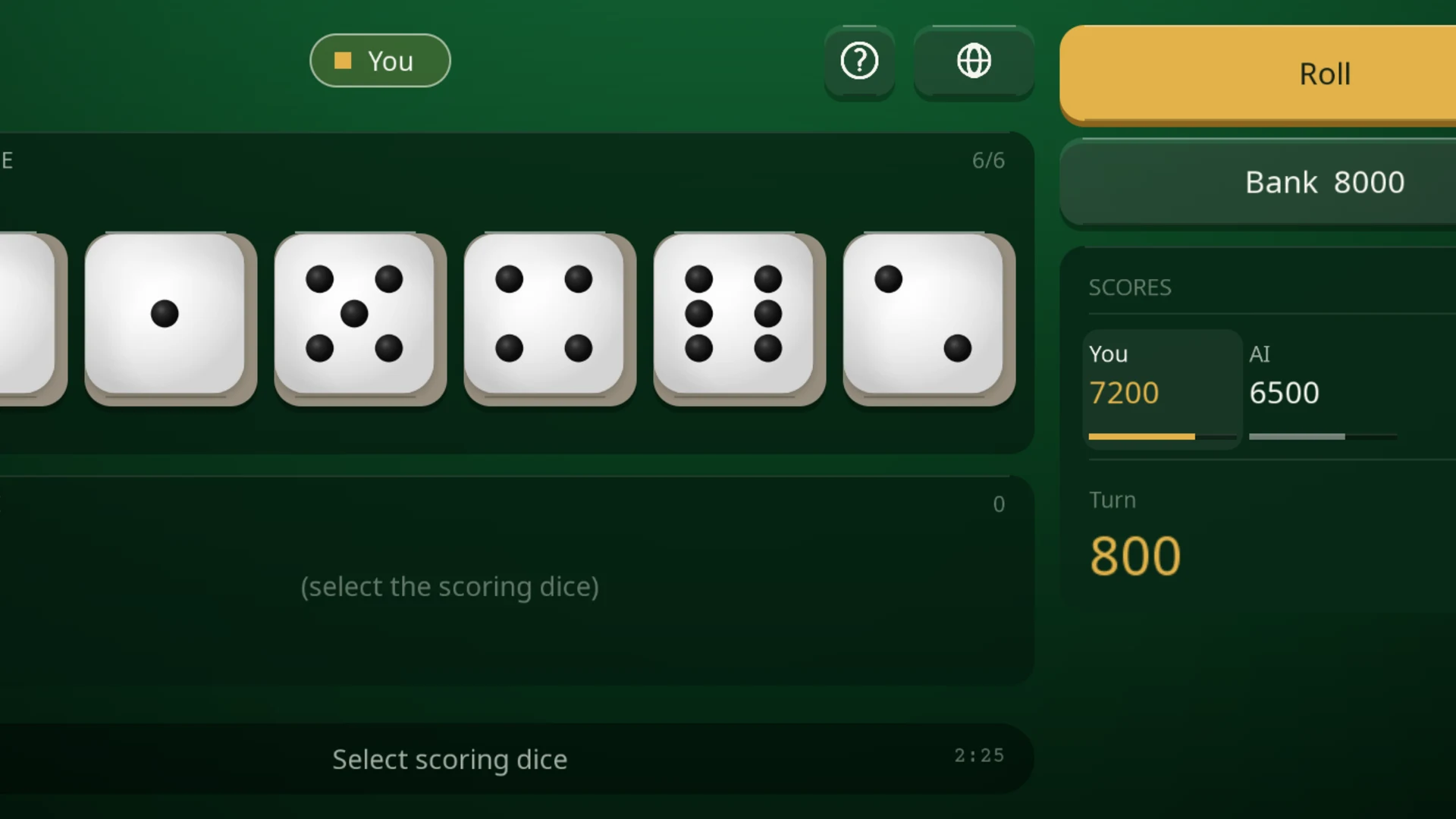 Dice 10 000 - Roll and Score screenshot