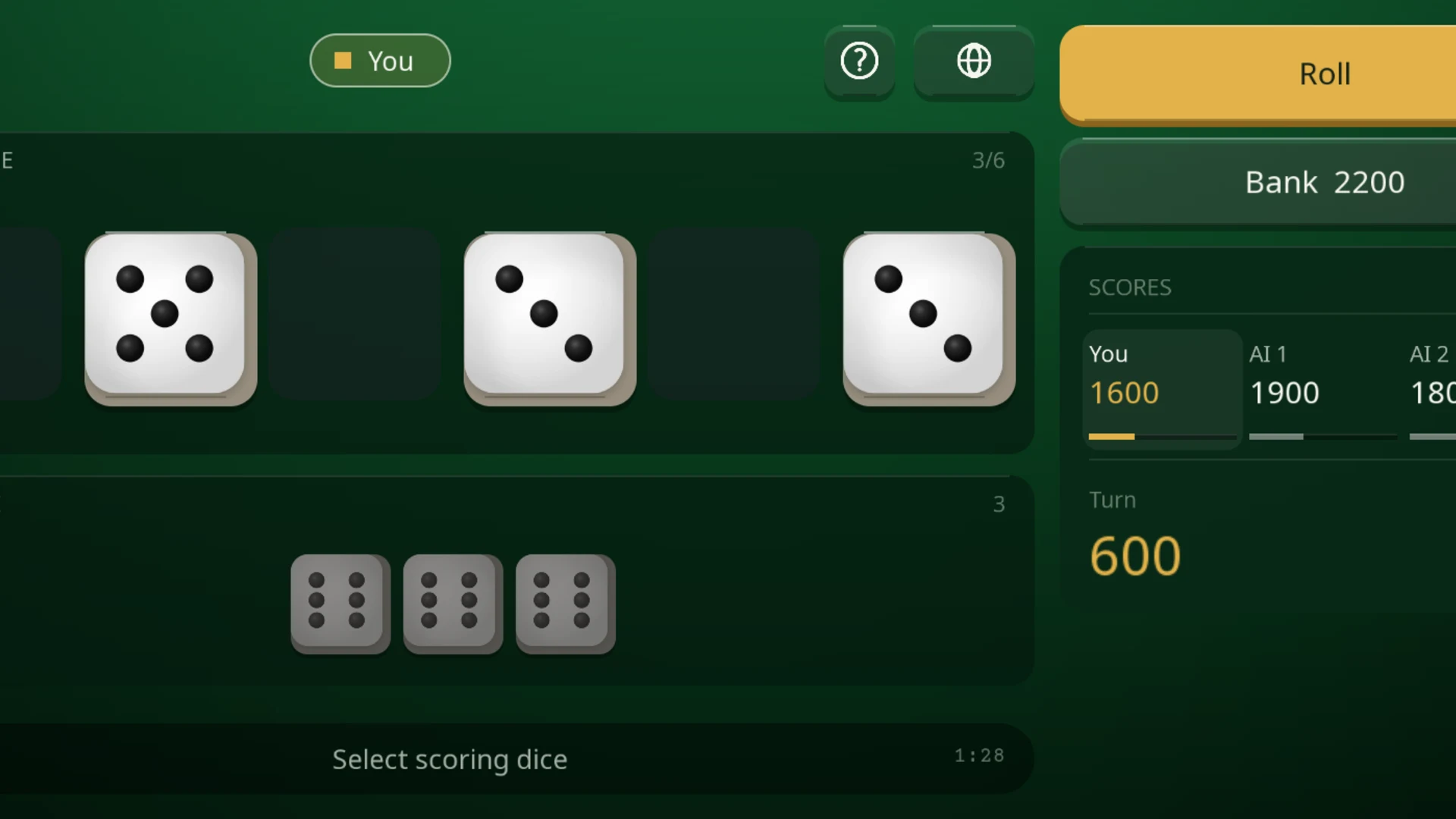 Dice 10 000 - Roll and Score screenshot