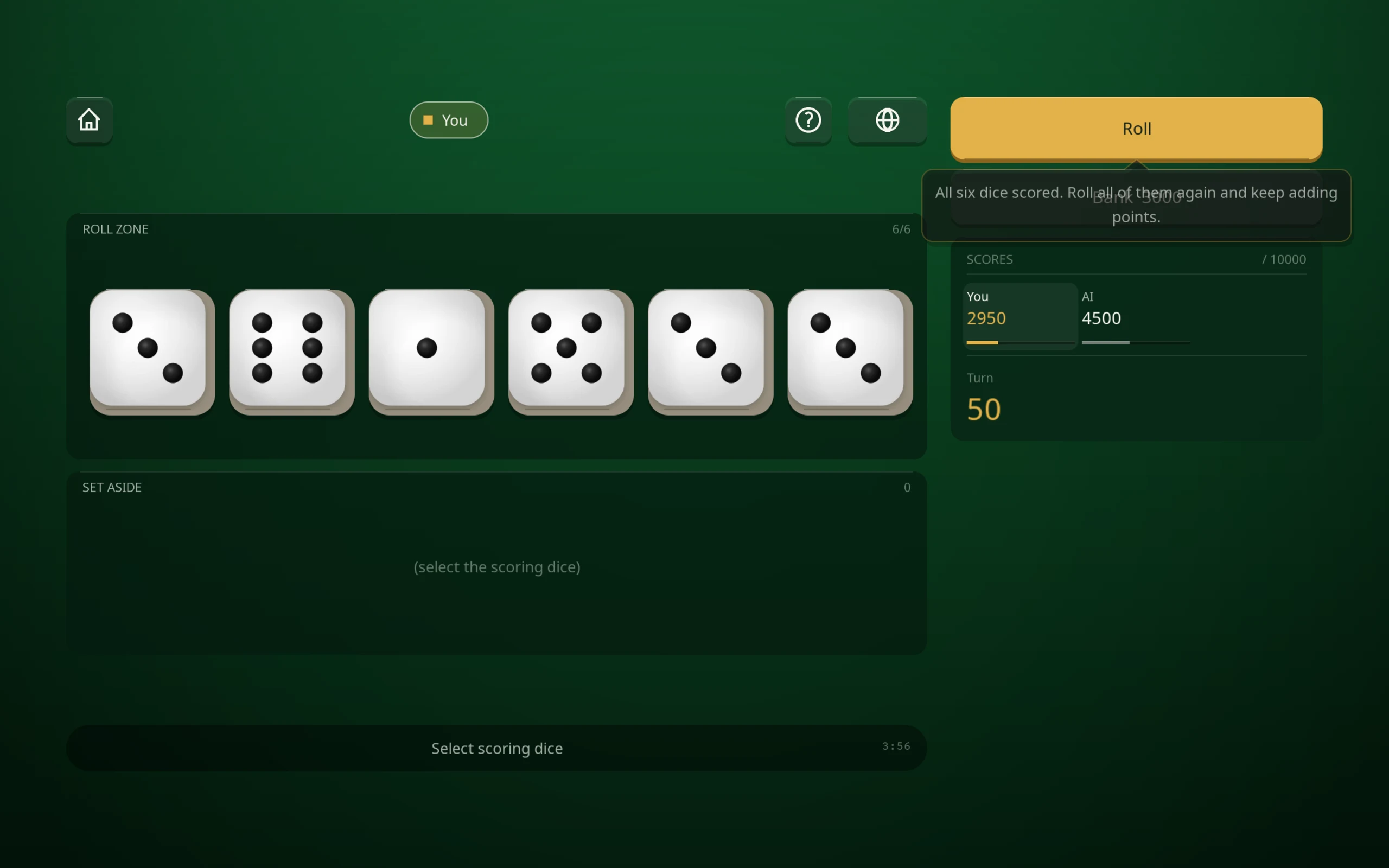 Dice 10 000 - Roll and Score screenshot