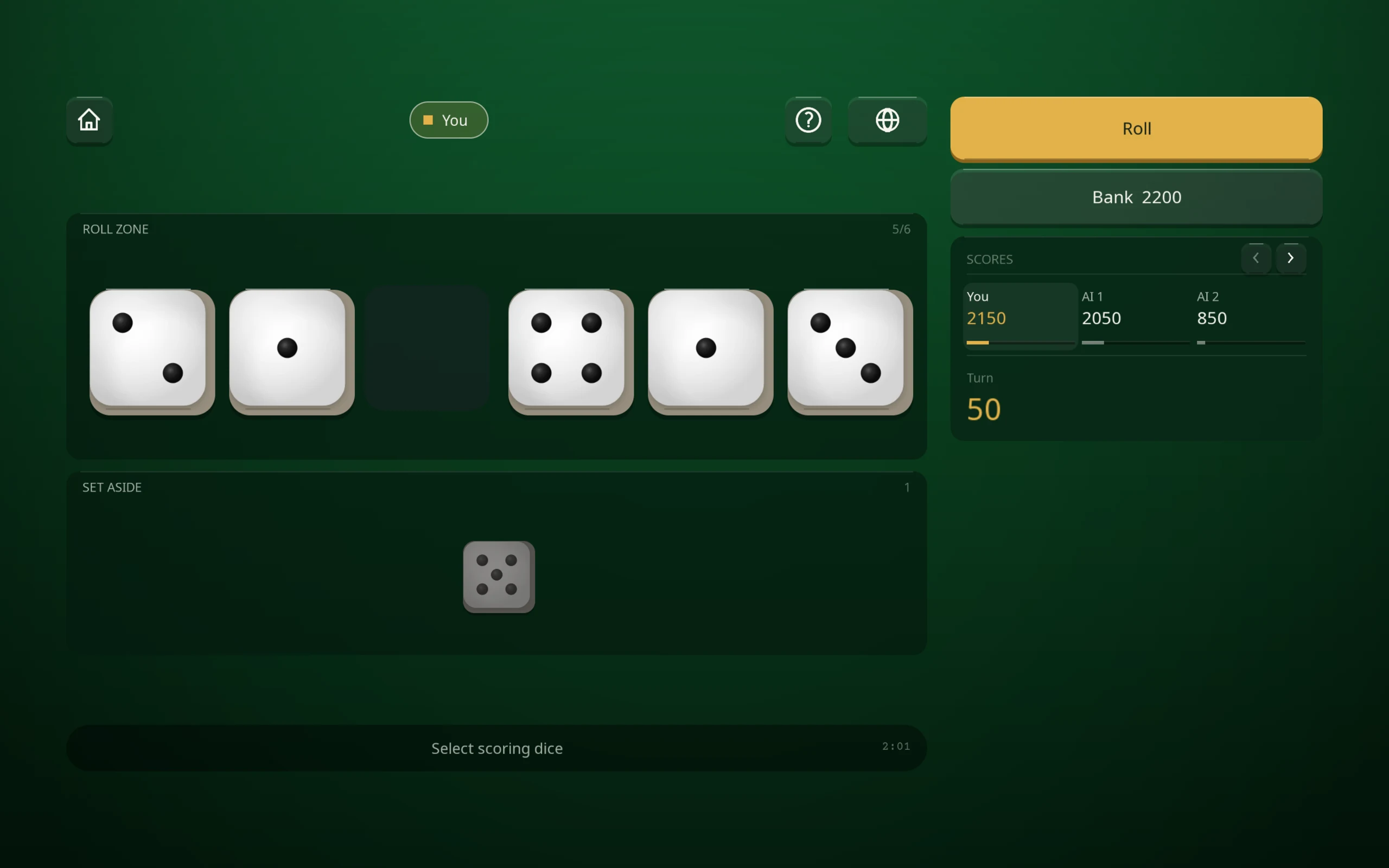 Dice 10 000 - Roll and Score screenshot