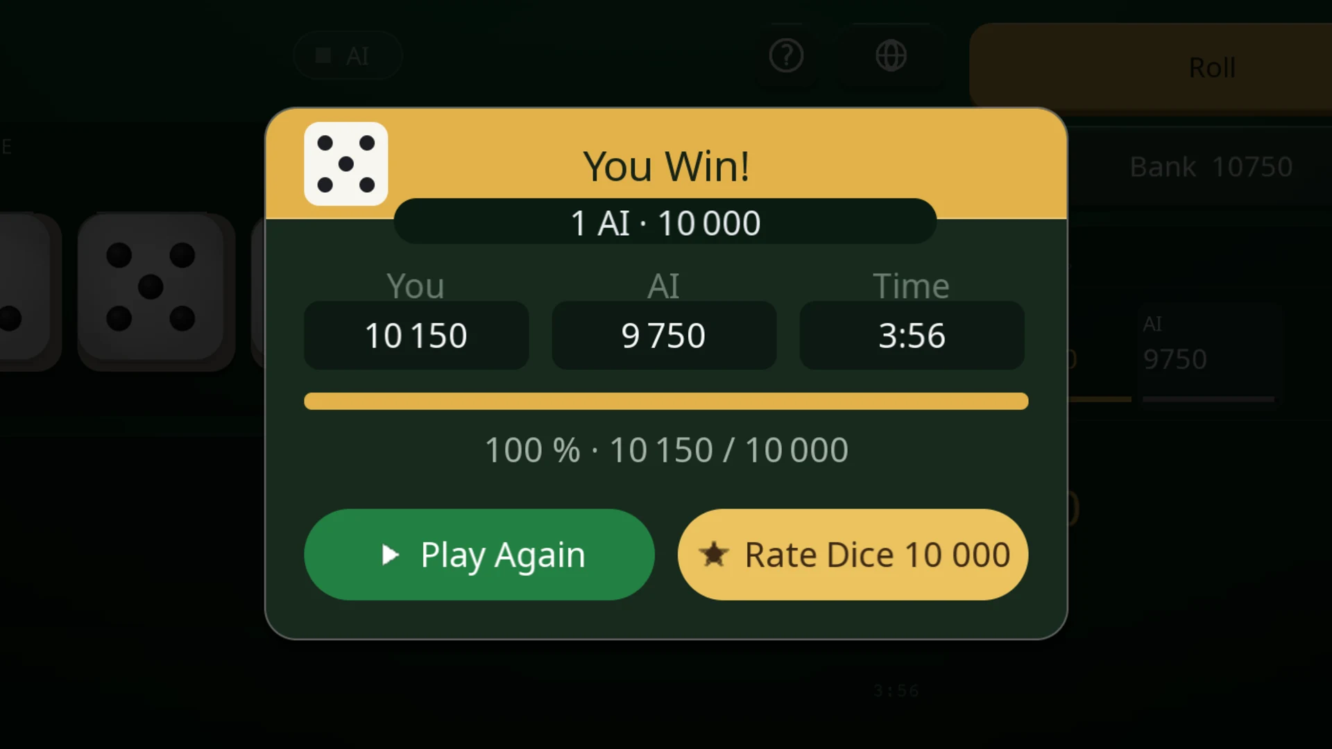 Dice 10 000 - Roll and Score screenshot