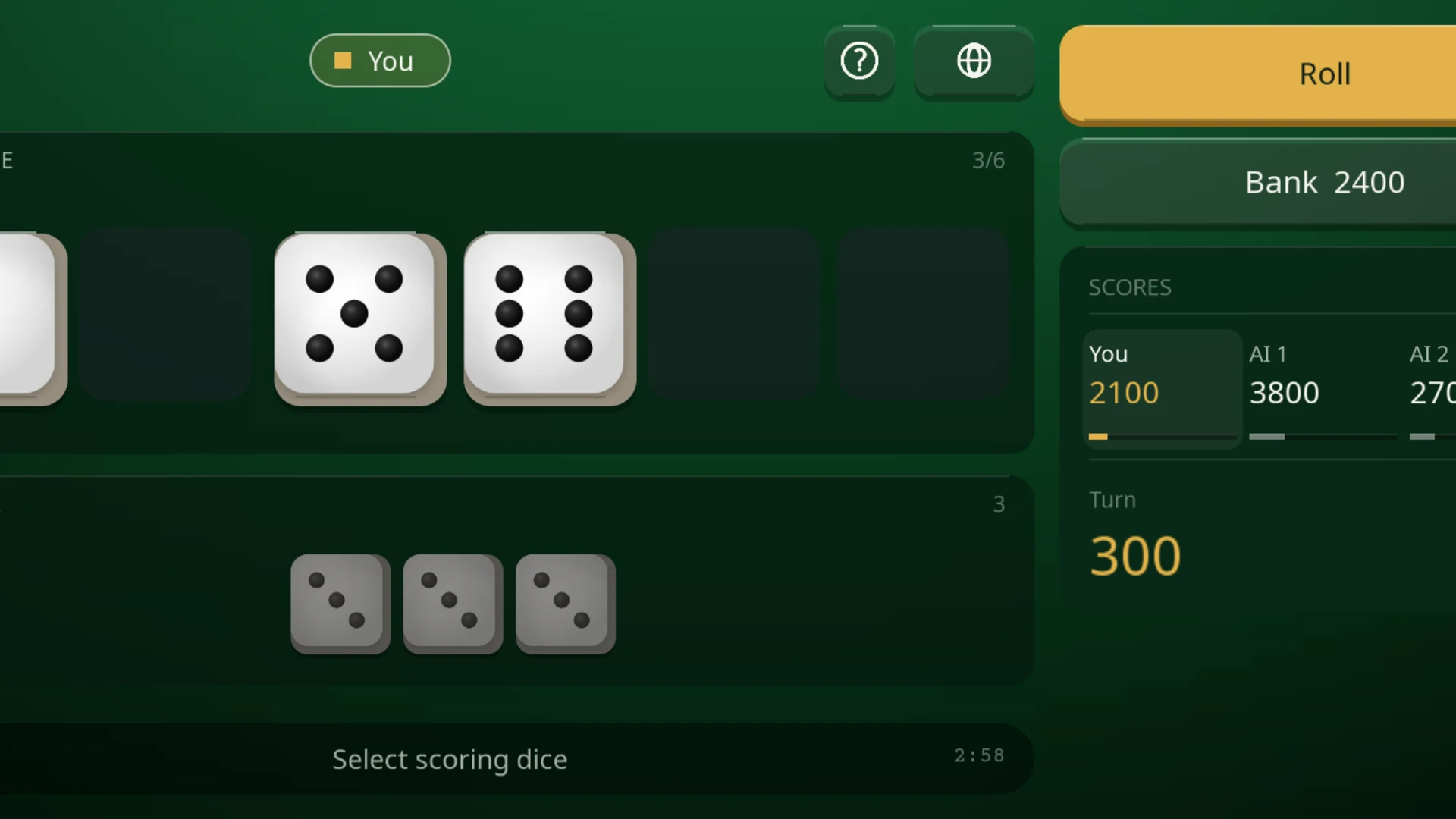 Dice 10 000 - Roll and Score screenshot