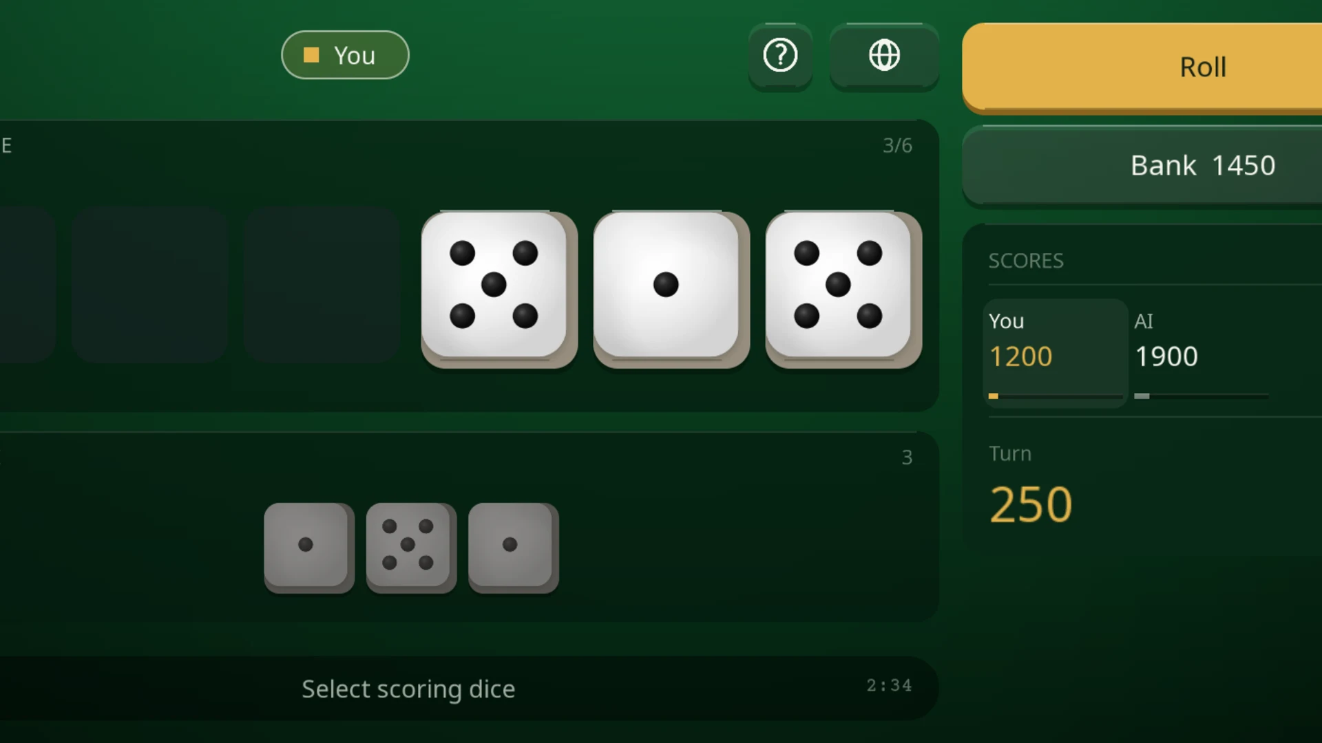 Dice 10 000 - Roll and Score screenshot