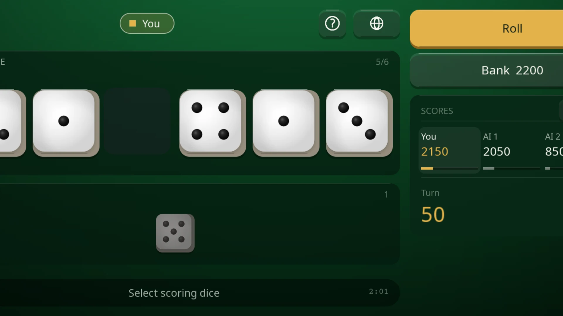 Dice 10 000 - Roll and Score screenshot